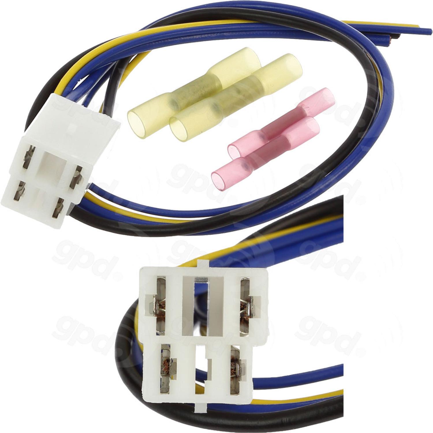 Global Parts Distributors 1713124 HVAC Blower Motor Resistor Connector product image 1 of 1