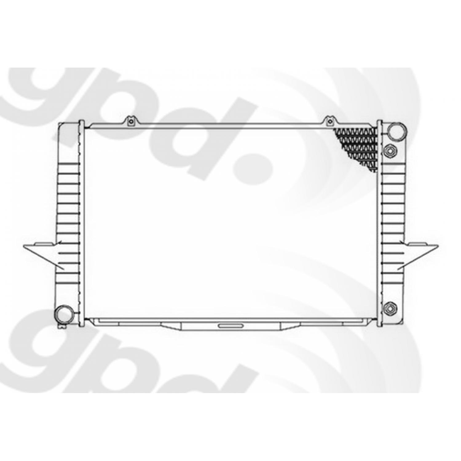 Global Parts Distributors 2100 - Radiator Global Parts Distributors 2100 Radiator product image 1 of 1