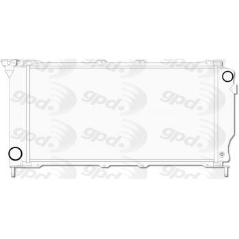 Global Parts Distributors 2177 - Radiator Global Parts Distributors 2177 Radiator product image 1 of 1