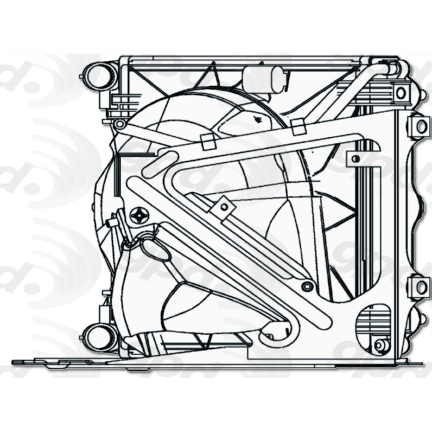 Global Parts Distributors 2289 - Radiator Global Parts Distributors 2289 Radiator product image 1 of 1