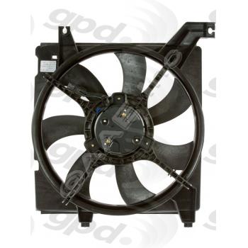 2006 Hyundai Tiburon Engine Cooling Fan Assembly Left Global Parts Distributors 2811328 image 1 of 1