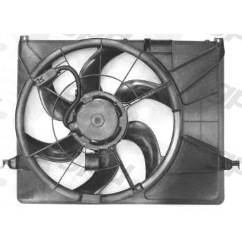 2009 Hyundai Sonata Engine Cooling Fan Assembly Global Parts Distributors 2811592 image 1 of 1