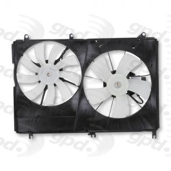2006 Mitsubishi Endeavor Engine Cooling Fan Assembly Global Parts Distributors 2811615 image 2 of 2