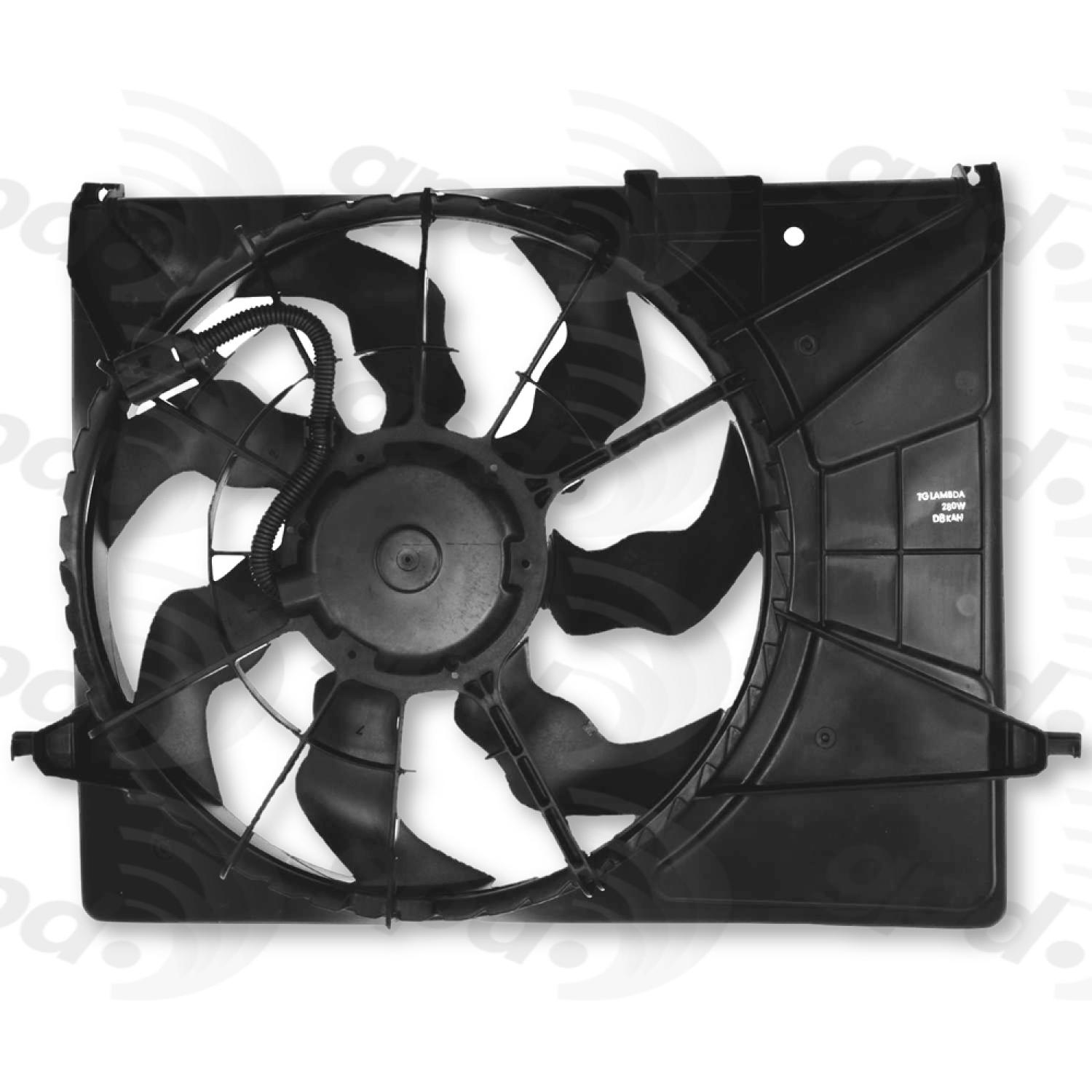 Global Parts Distributors 2811621 Engine Cooling Fan Assembly product image 2 of 2