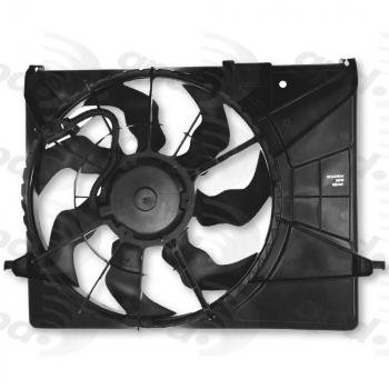 2009 Hyundai Azera Engine Cooling Fan Assembly Left Global Parts Distributors 2811621 image 2 of 2