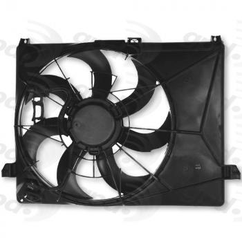 2009 Kia Rondo Engine Cooling Fan Assembly Left Global Parts Distributors 2811626 image 2 of 2