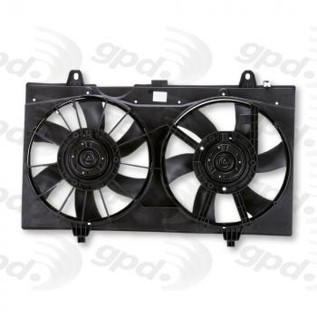 2012 Nissan Sentra Engine Cooling Fan Assembly Global Parts Distributors 2811628 image 2 of 2