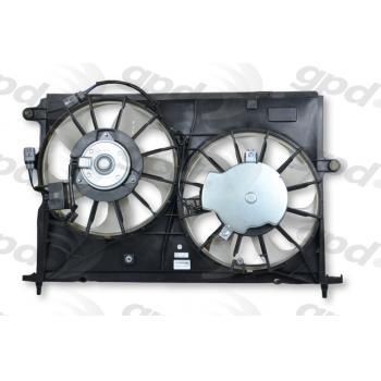 2012 Toyota Matrix Engine Cooling Fan Assembly Global Parts Distributors 2811665 image 2 of 2