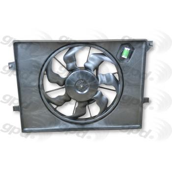 2010 Kia Soul Engine Cooling Fan Assembly Global Parts Distributors 2811670 image 1 of 2
