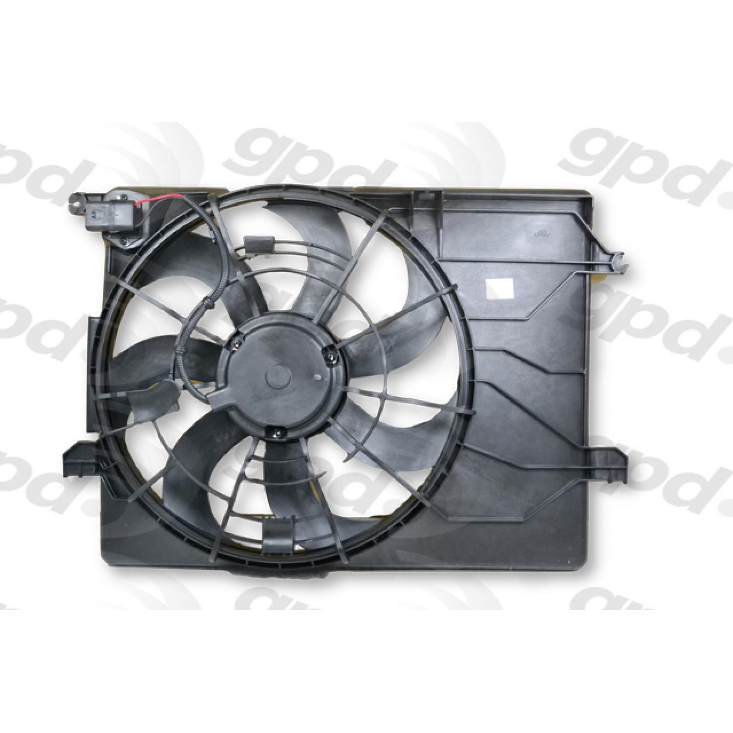 Global Parts Distributors 2811912 Engine Cooling Fan Assembly product image 2 of 2