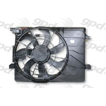 2014 Hyundai Tucson Engine Cooling Fan Assembly Global Parts Distributors 2811912 image 2 of 2