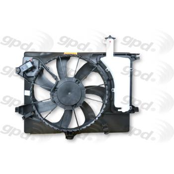 2014 Kia Forte5 Engine Cooling Fan Assembly Global Parts Distributors 2811917 image 2 of 2