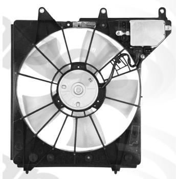 2008 Acura RL Engine Cooling Fan Assembly Left Global Parts Distributors 2811937 image 1 of 1
