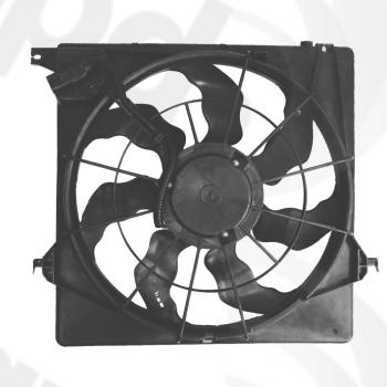 2014 Hyundai Santa Fe Sport Engine Cooling Fan Assembly Global Parts Distributors 2812070 image 2 of 2