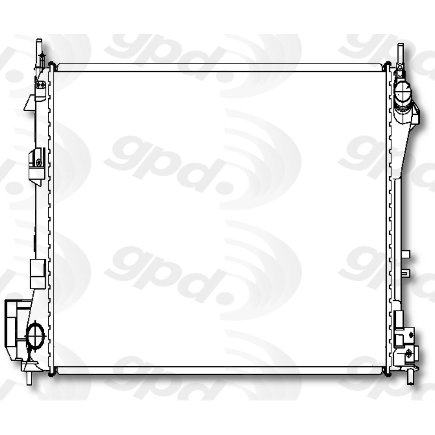 Global Parts Distributors 2877 Radiator product image 1 of 1