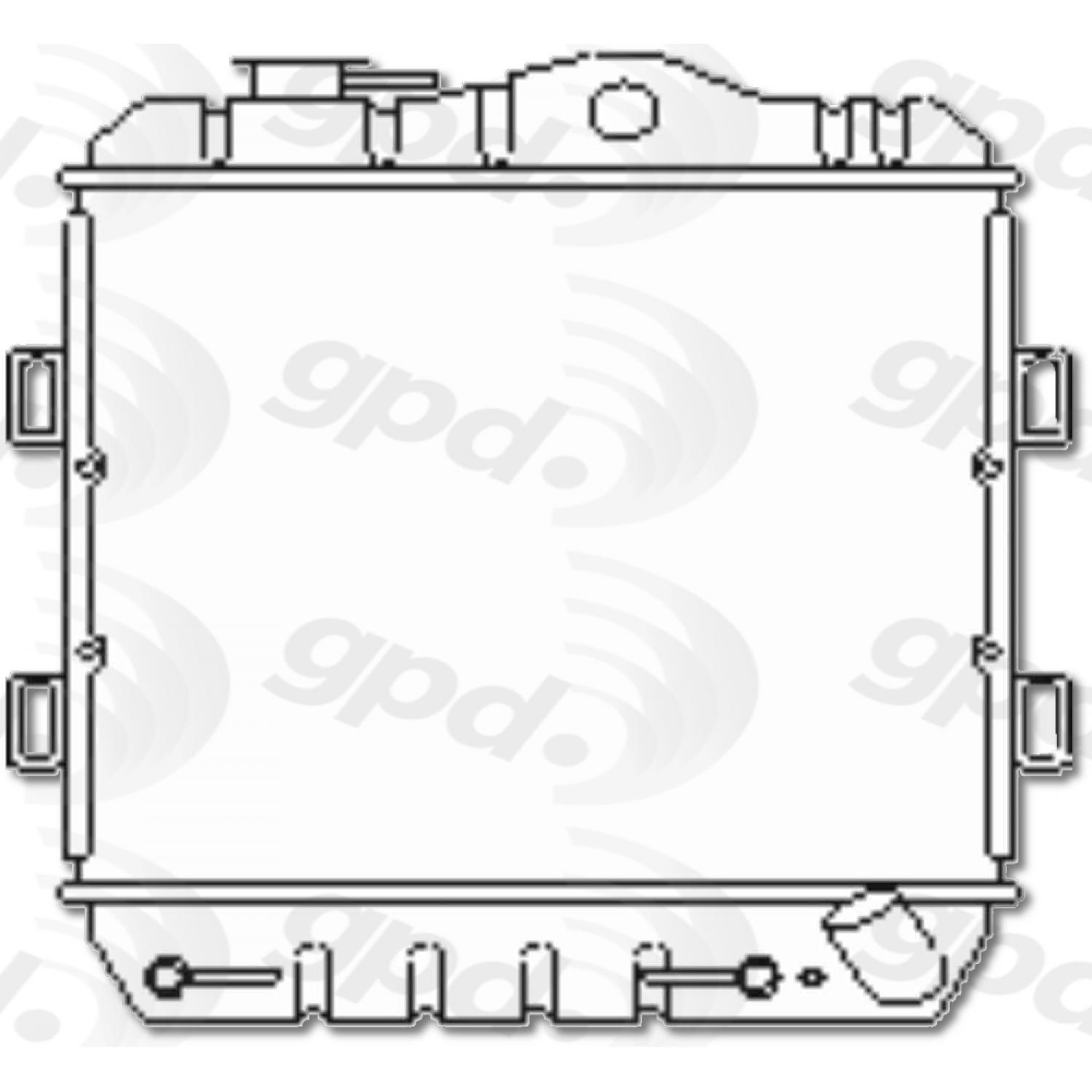 Global Parts Distributors 317 - Radiator Global Parts Distributors 317 Radiator product image 1 of 1