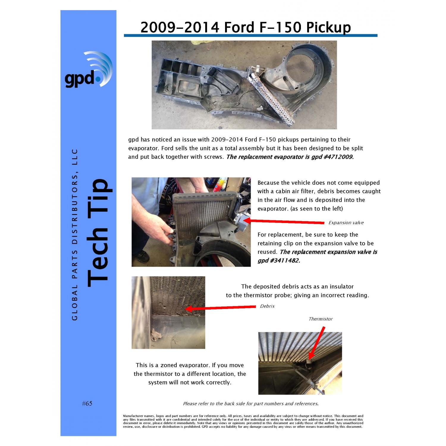 Global Parts Distributors 3411482 - A/C Expansion Valve Global Parts Distributors 3411482 A/C Expansion Valve product image 3 of 3