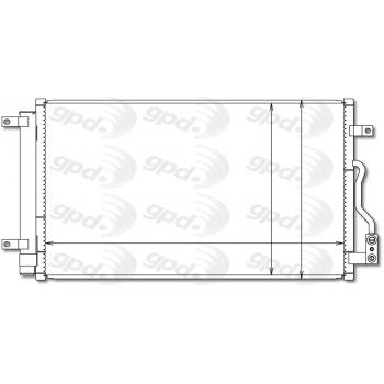 Global Parts Distributors 4463 A/C Condenser product image 1 of 1
