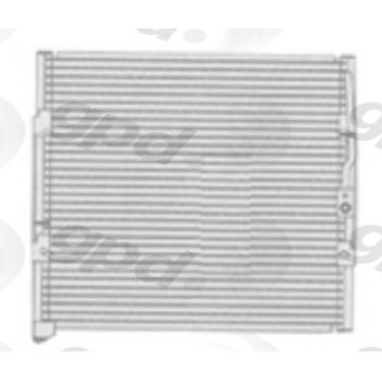 1997 Honda Civic del Sol A/C Condenser Global Parts Distributors 4540C image 1 of 1