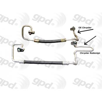 2002 Chrysler Voyager A/C Refrigerant Discharge Hose Global Parts Distributors 4811791 image 1 of 1