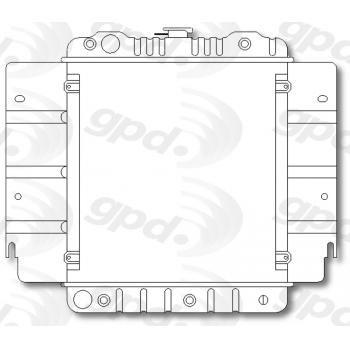 Global Parts Distributors 519 Radiator product image 1 of 1