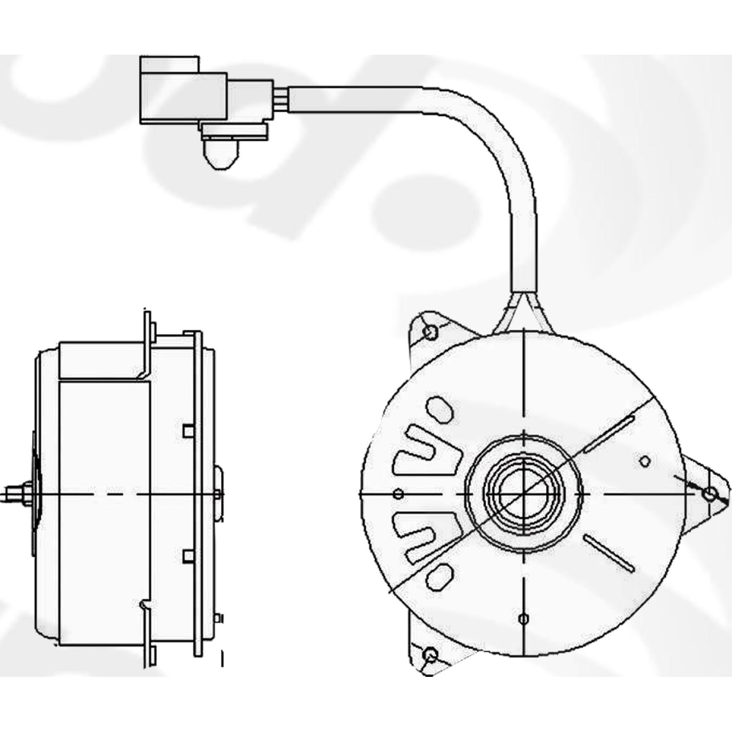 Global Parts Distributors 630260 - Engine Cooling Fan Motor Global Parts Distributors 630260 Engine Cooling Fan Motor product image 1 of 1