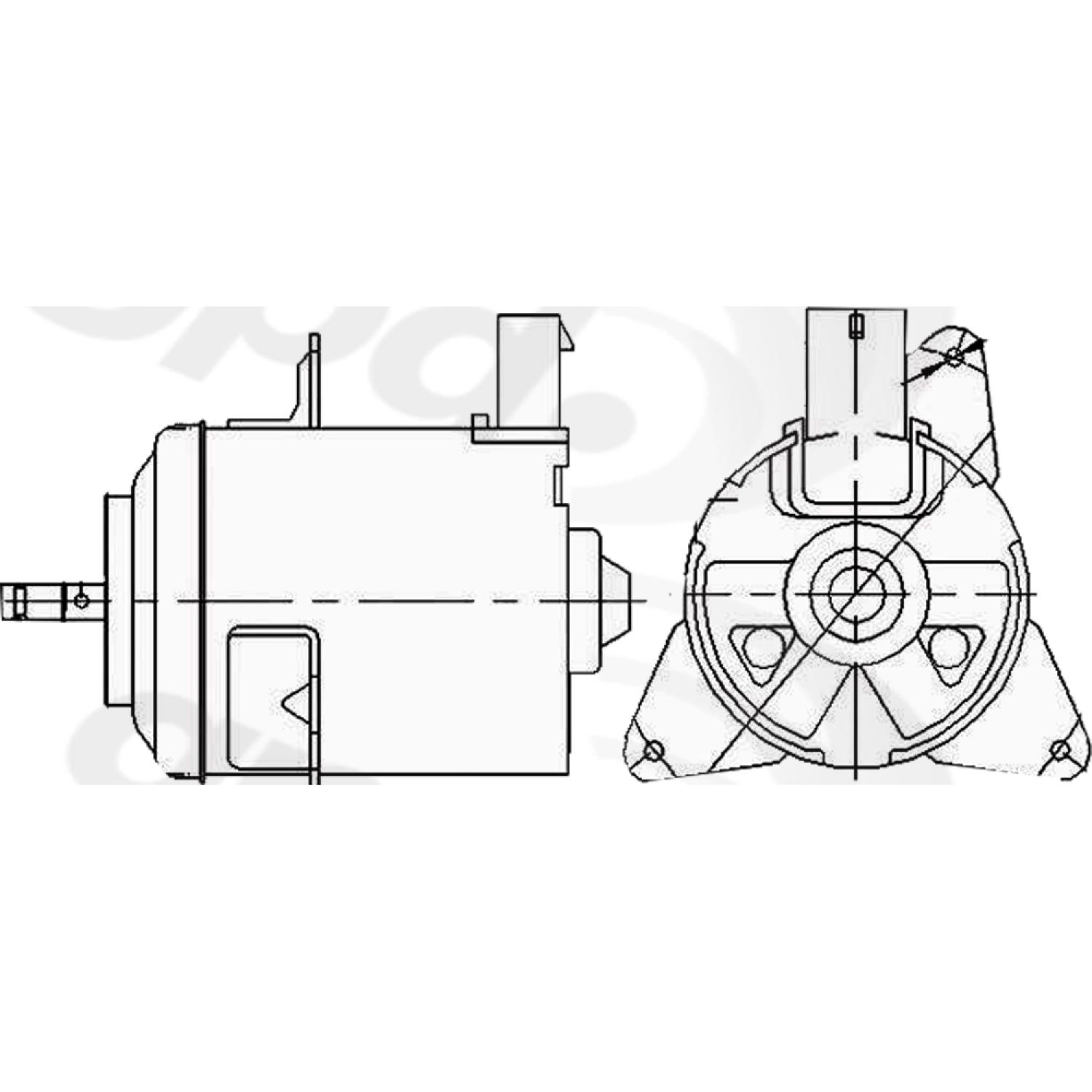 Global Parts Distributors 630420 - Engine Cooling Fan Motor Global Parts Distributors 630420 Engine Cooling Fan Motor product image 1 of 1