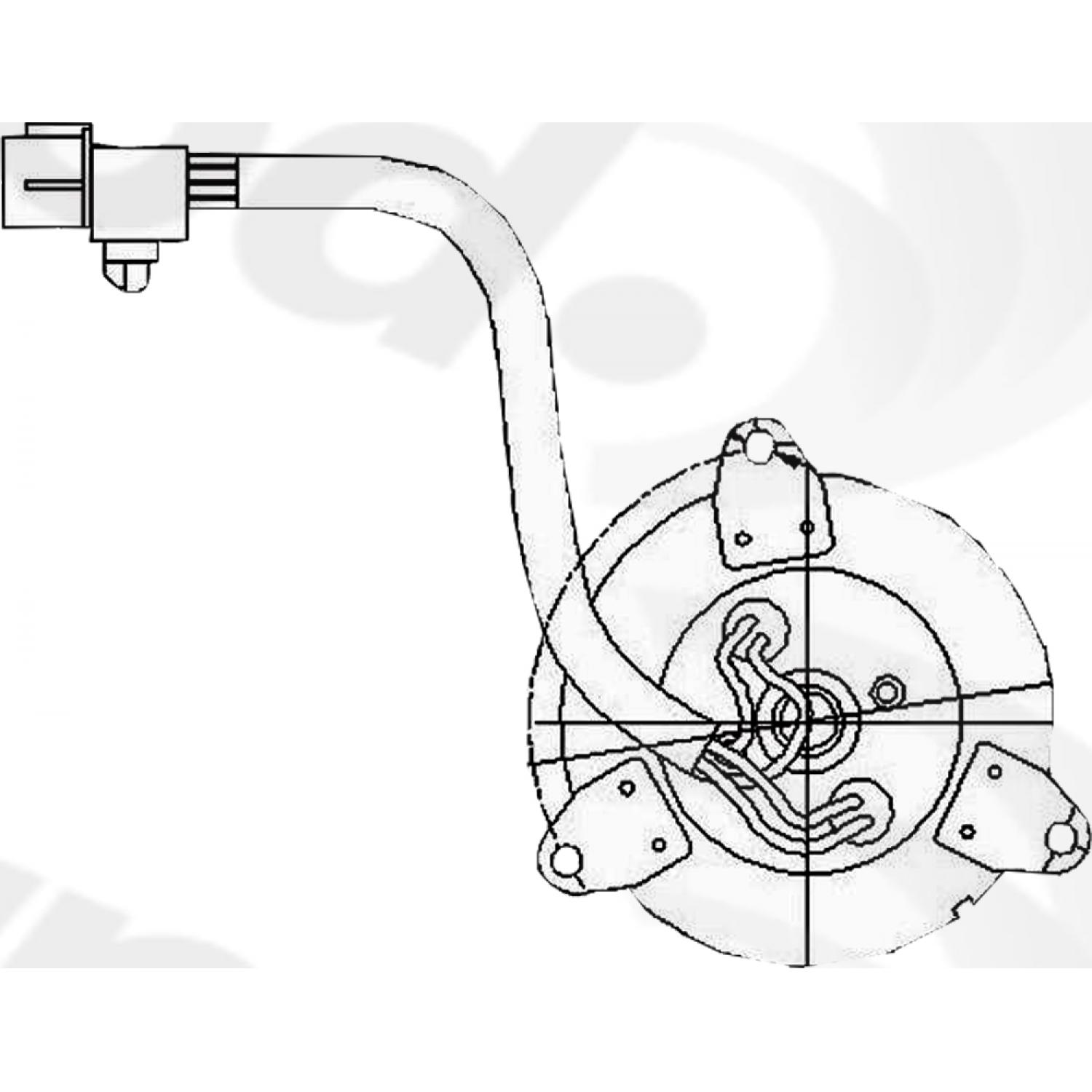 Global Parts Distributors 631250 - Engine Cooling Fan Motor Global Parts Distributors 631250 Engine Cooling Fan Motor product image 1 of 1