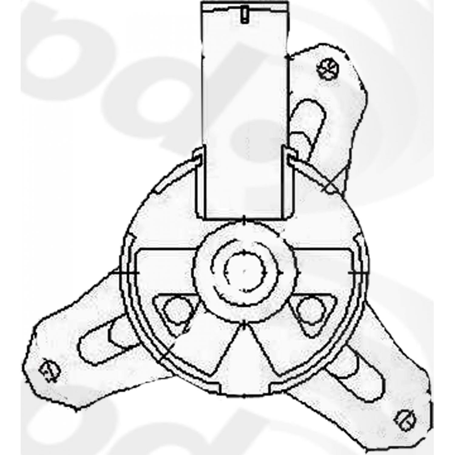 Global Parts Distributors 631280 - Engine Cooling Fan Motor Global Parts Distributors 631280 Engine Cooling Fan Motor product image 1 of 1