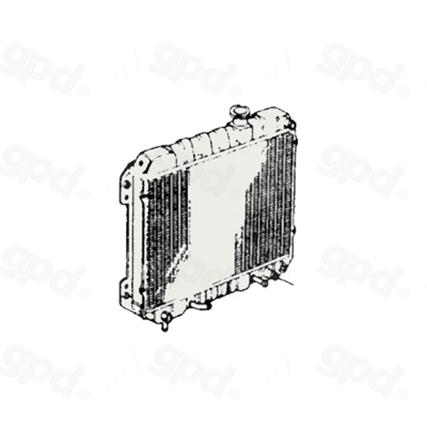 Global Parts Distributors 640 - Radiator Global Parts Distributors 640 Radiator product image 1 of 1