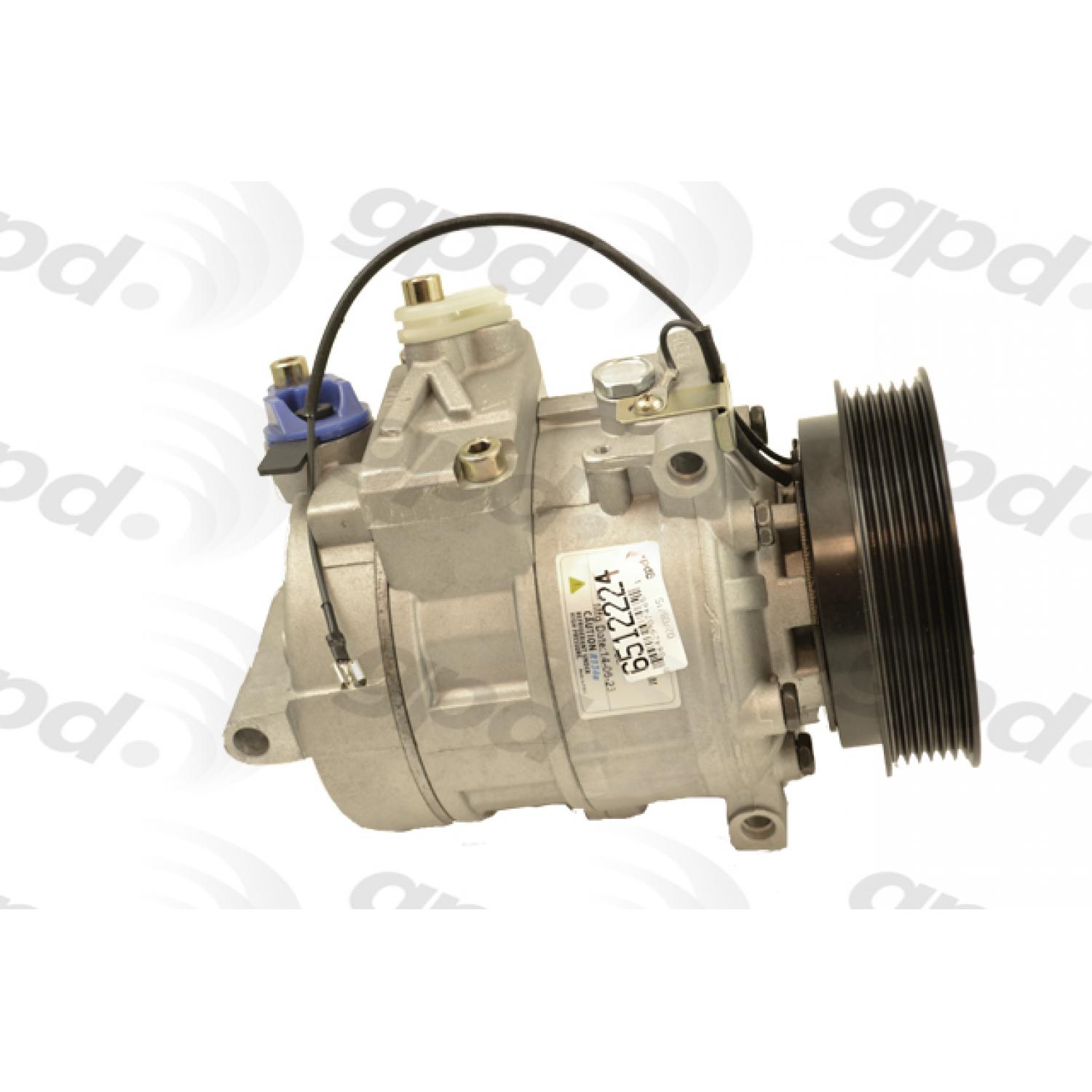 Global Parts Distributors 6512224 - A/C Compressor Global Parts Distributors 6512224 A/C Compressor product image 2 of 5