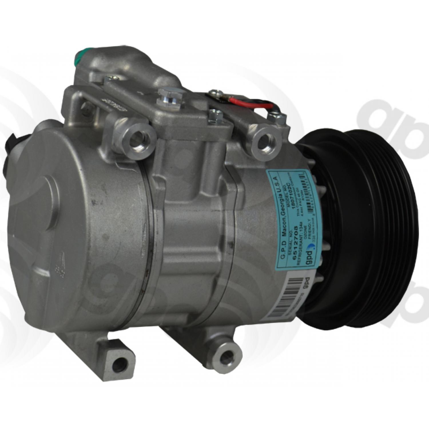Global Parts Distributors 6512708 - A/C Compressor Global Parts Distributors 6512708 A/C Compressor product image 2 of 2