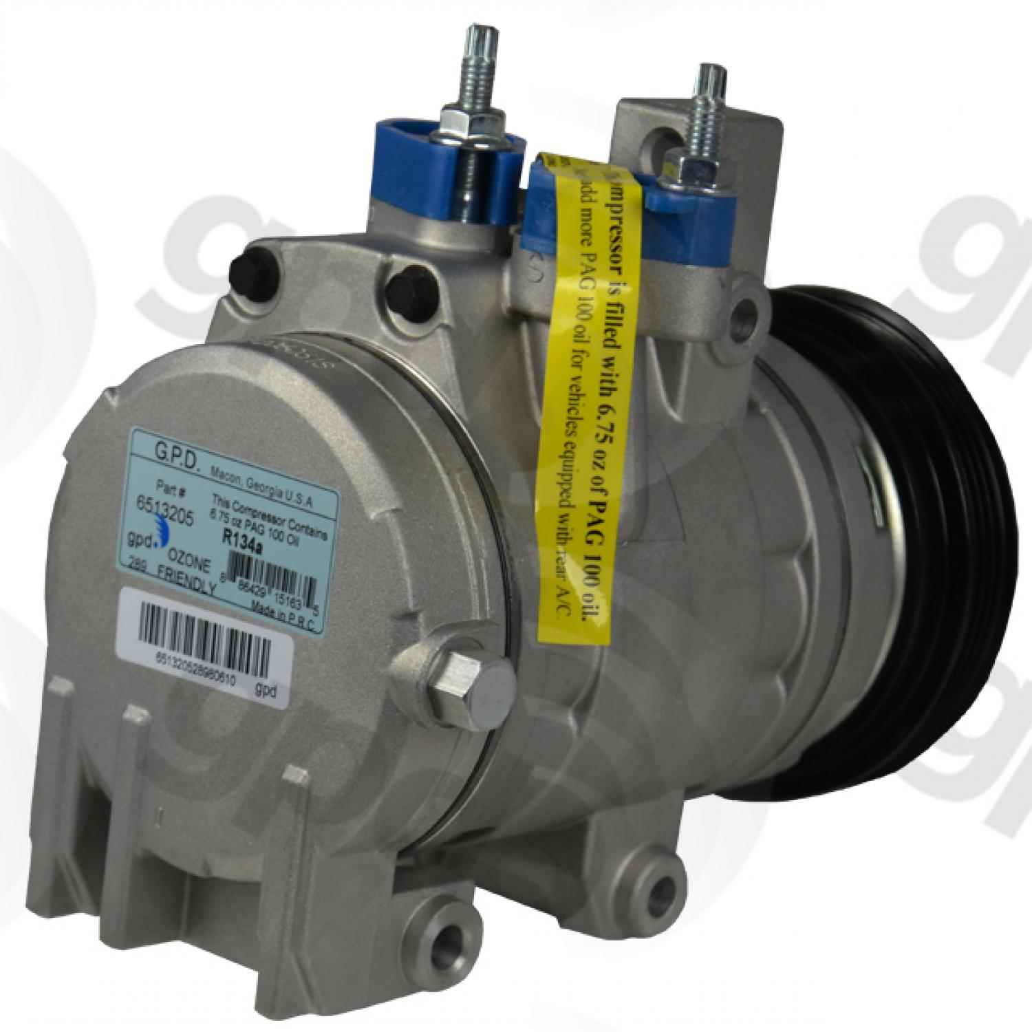 Global Parts Distributors 6513205 - A/C Compressor Global Parts Distributors 6513205 A/C Compressor product image 2 of 2