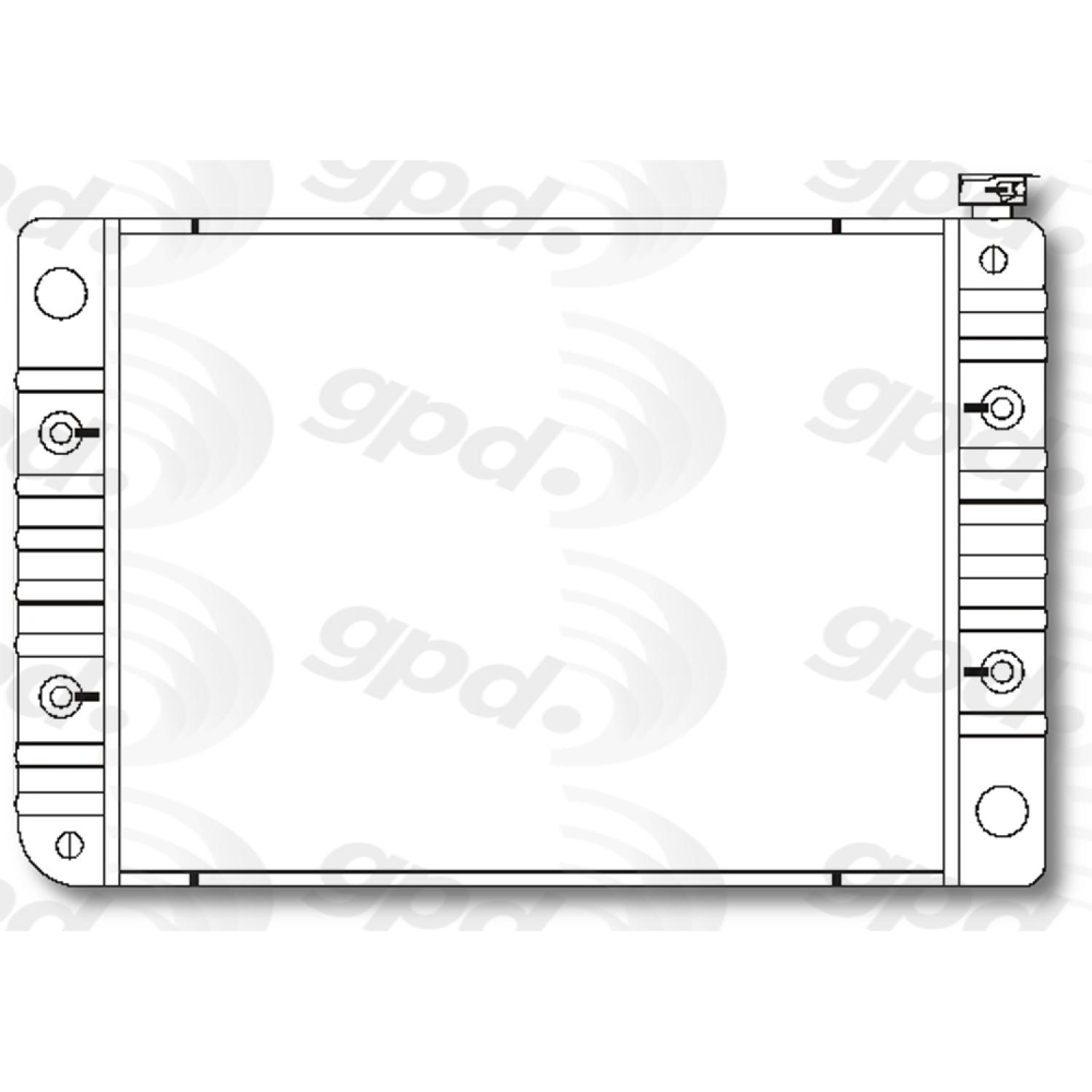 Global Parts Distributors 682 Radiator product image 1 of 1