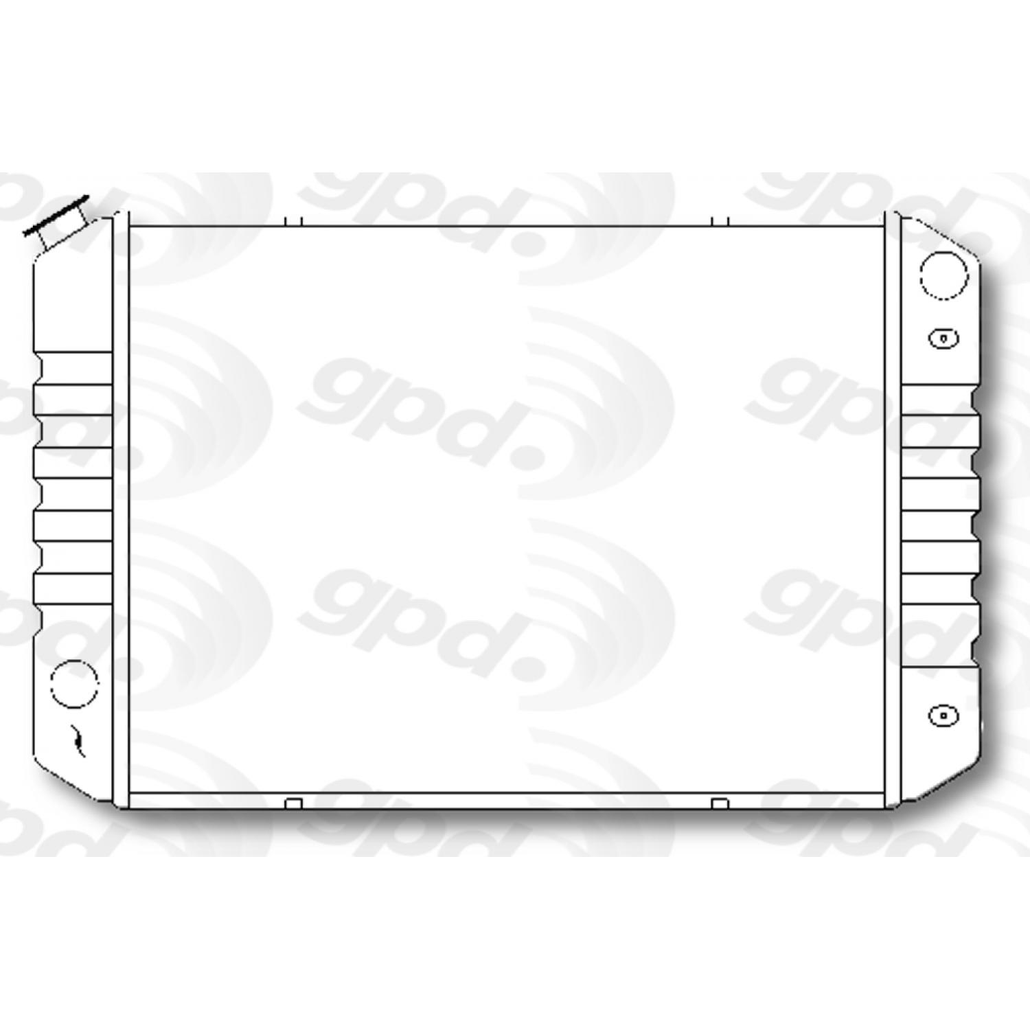 Global Parts Distributors 743 - Radiator Global Parts Distributors 743 Radiator product image 1 of 1