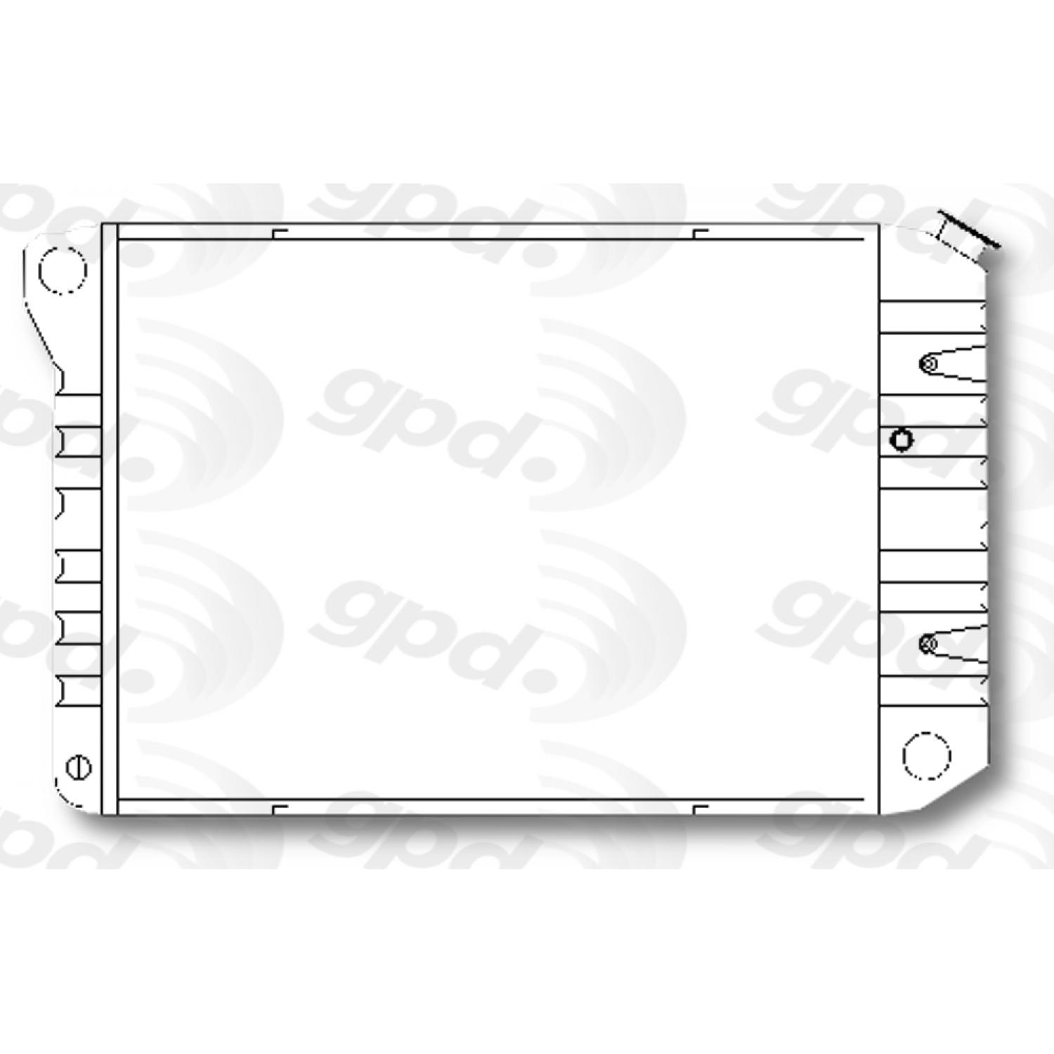 Global Parts Distributors 751 - Radiator Global Parts Distributors 751 Radiator product image 1 of 1