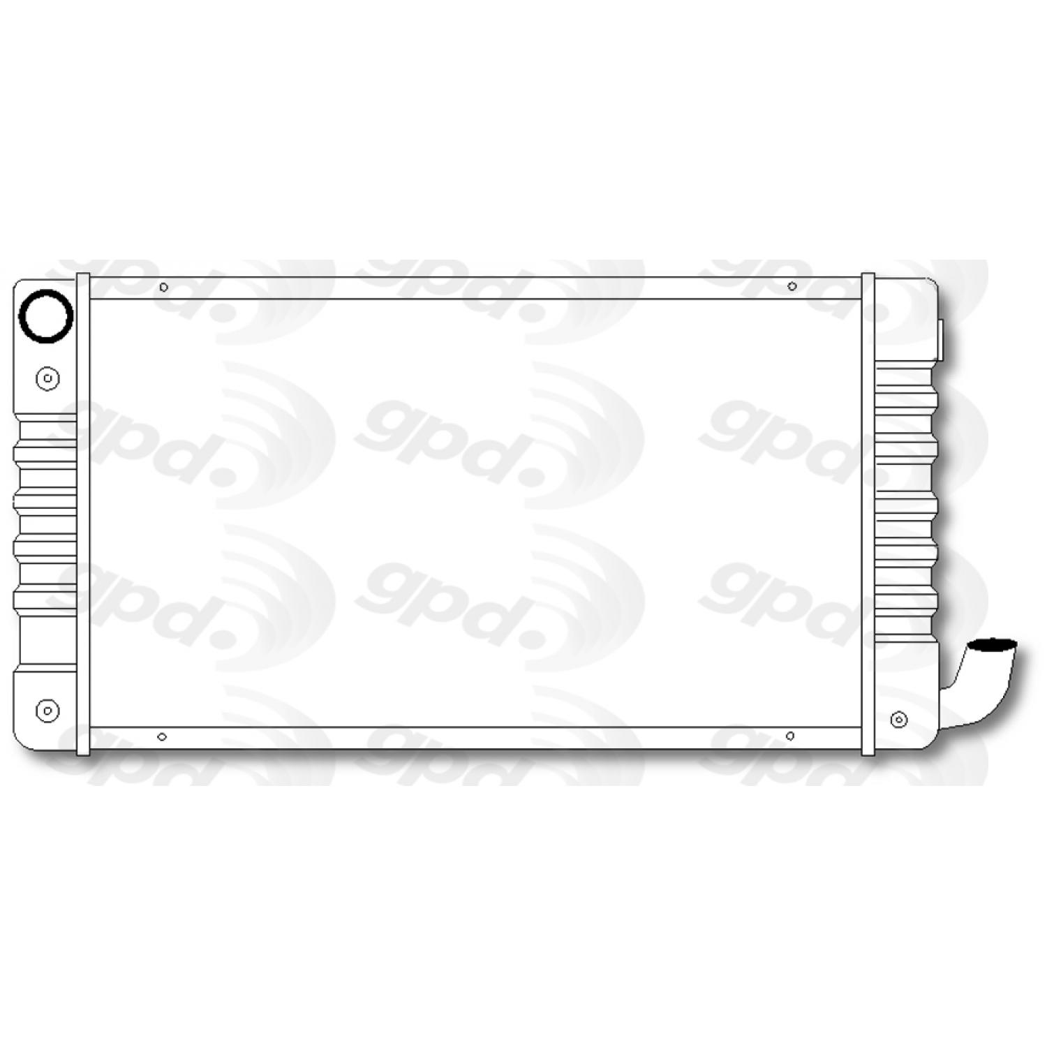 Global Parts Distributors 756 Radiator product image 1 of 1
