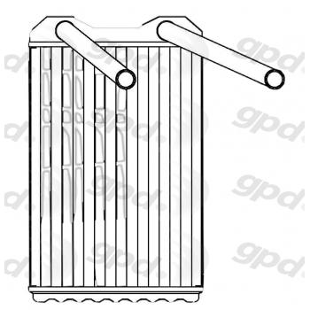 1993 Toyota 4Runner HVAC Heater Core Front Global Parts Distributors 8231449 image 1 of 1