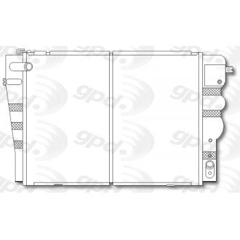 Global Parts Distributors 834 Radiator product image 1 of 1