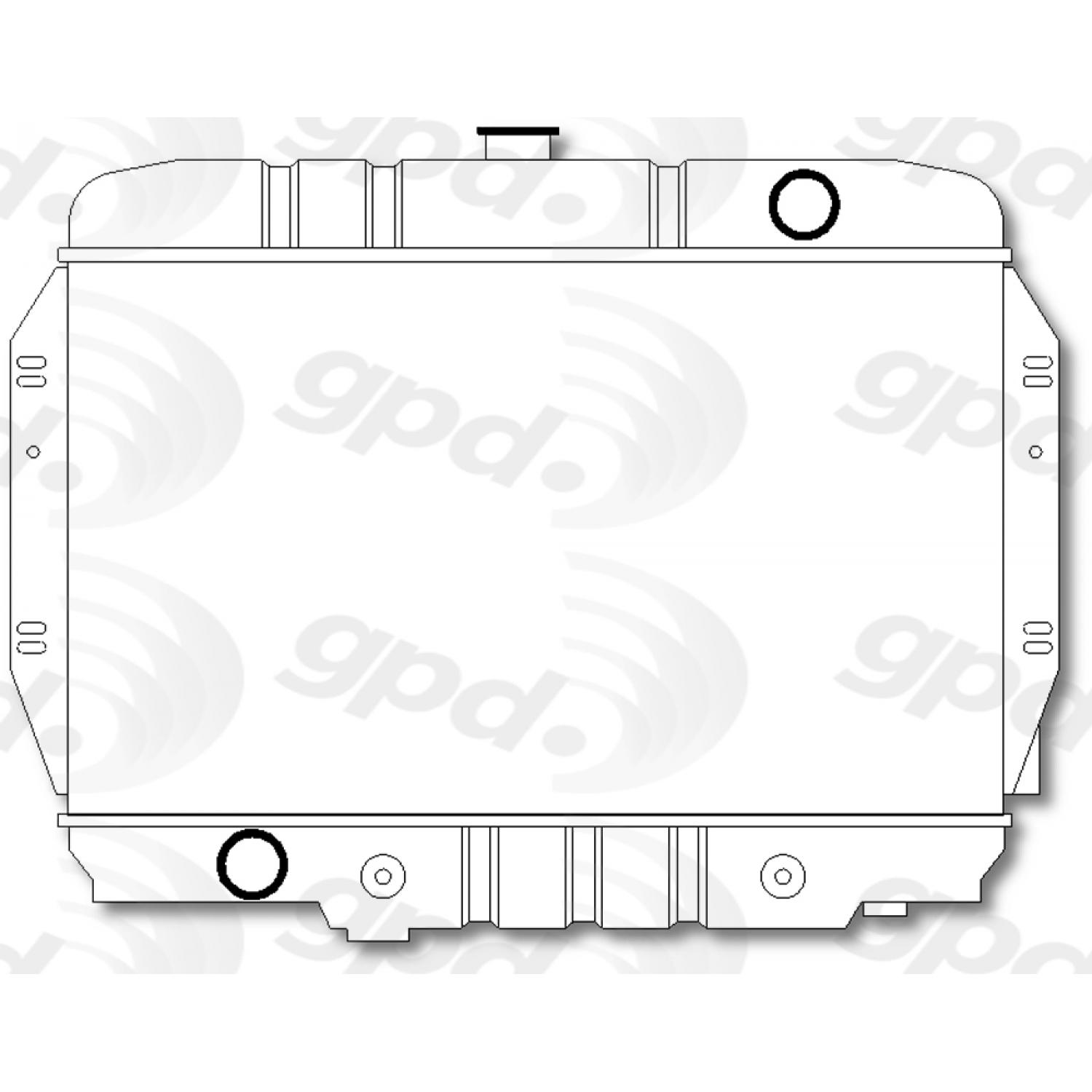 Global Parts Distributors 864 Radiator product image 1 of 1