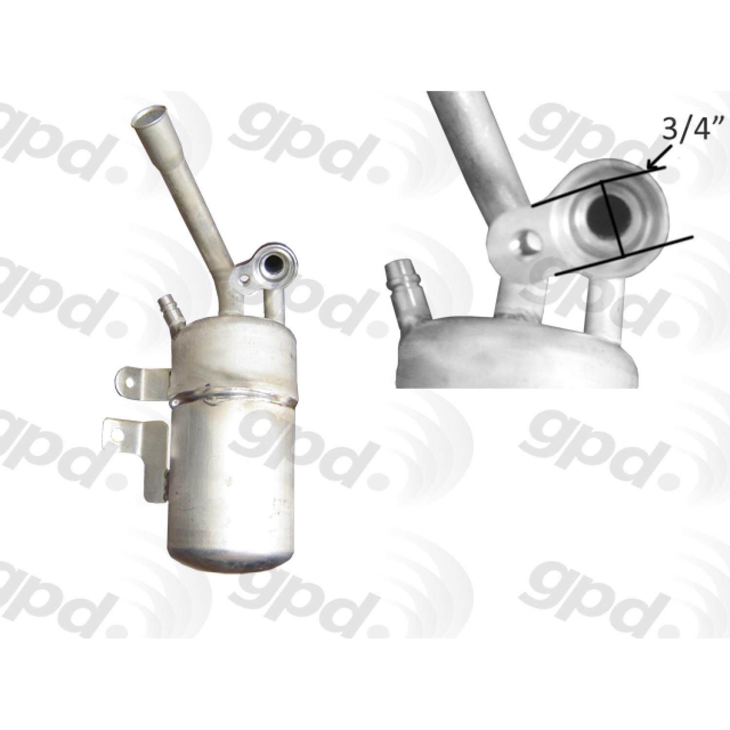Global Parts Distributors 9433353 - A/C Receiver Drier Kit Global Parts Distributors 9433353 A/C Receiver Drier Kit product image 1 of 3