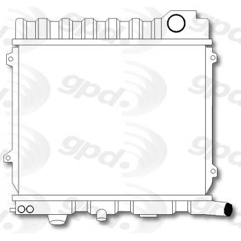Global Parts Distributors 966 Radiator product image 1 of 1