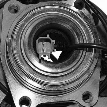 2007 Chrysler Pacifica Wheel Bearing and Hub Assembly Rear GSP 123330 image 3 of 4