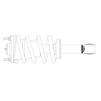 2015 Nissan Frontier Suspension Strut and Coil Spring Assembly Front GSP 813003 image 1 of 1
