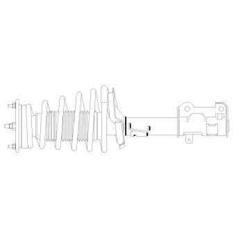 2020 GMC Acadia Suspension Strut and Coil Spring Assembly Front Left GSP 813039 image 1 of 1