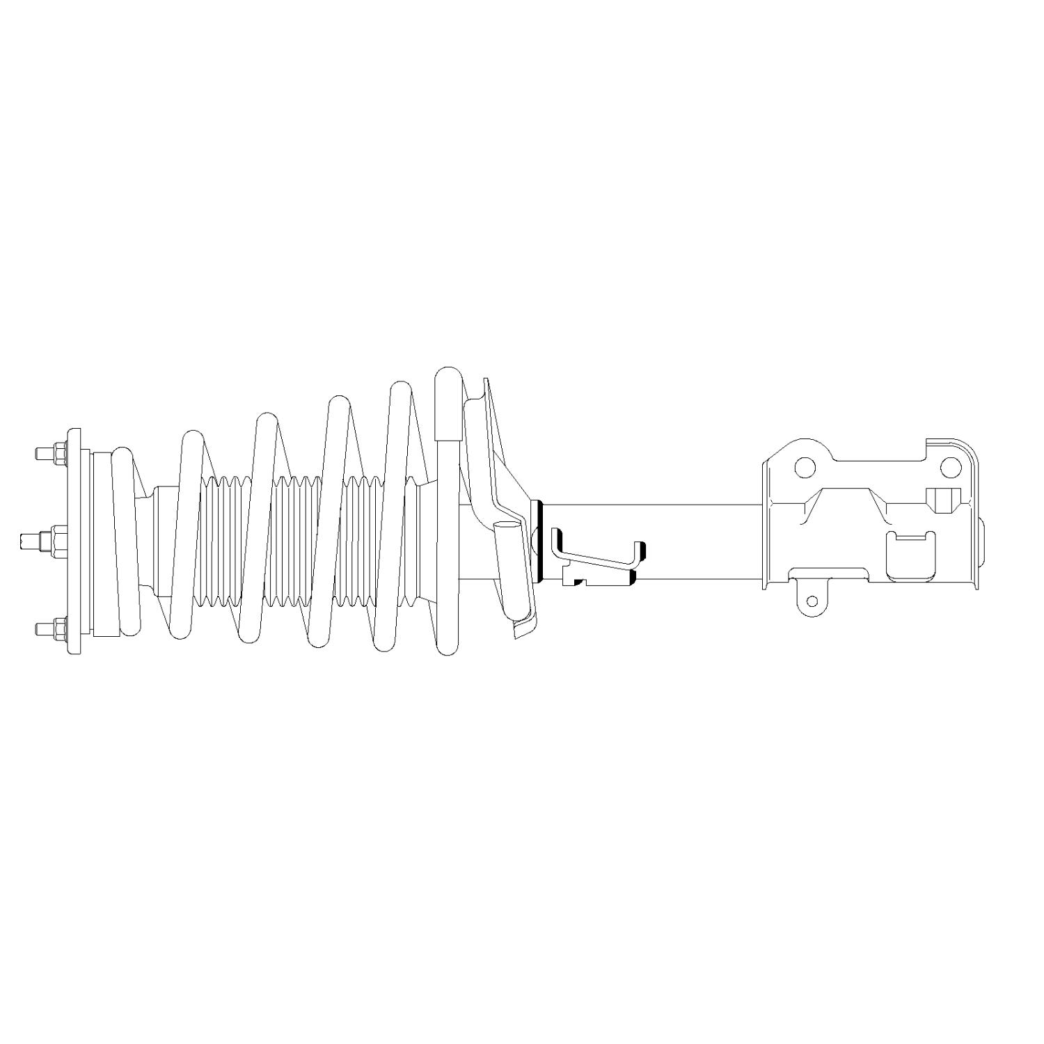 GSP 883242 - Suspension Strut and Coil Spring Assembly GSP 883242 Suspension Strut and Coil Spring Assembly product image 1 of 1