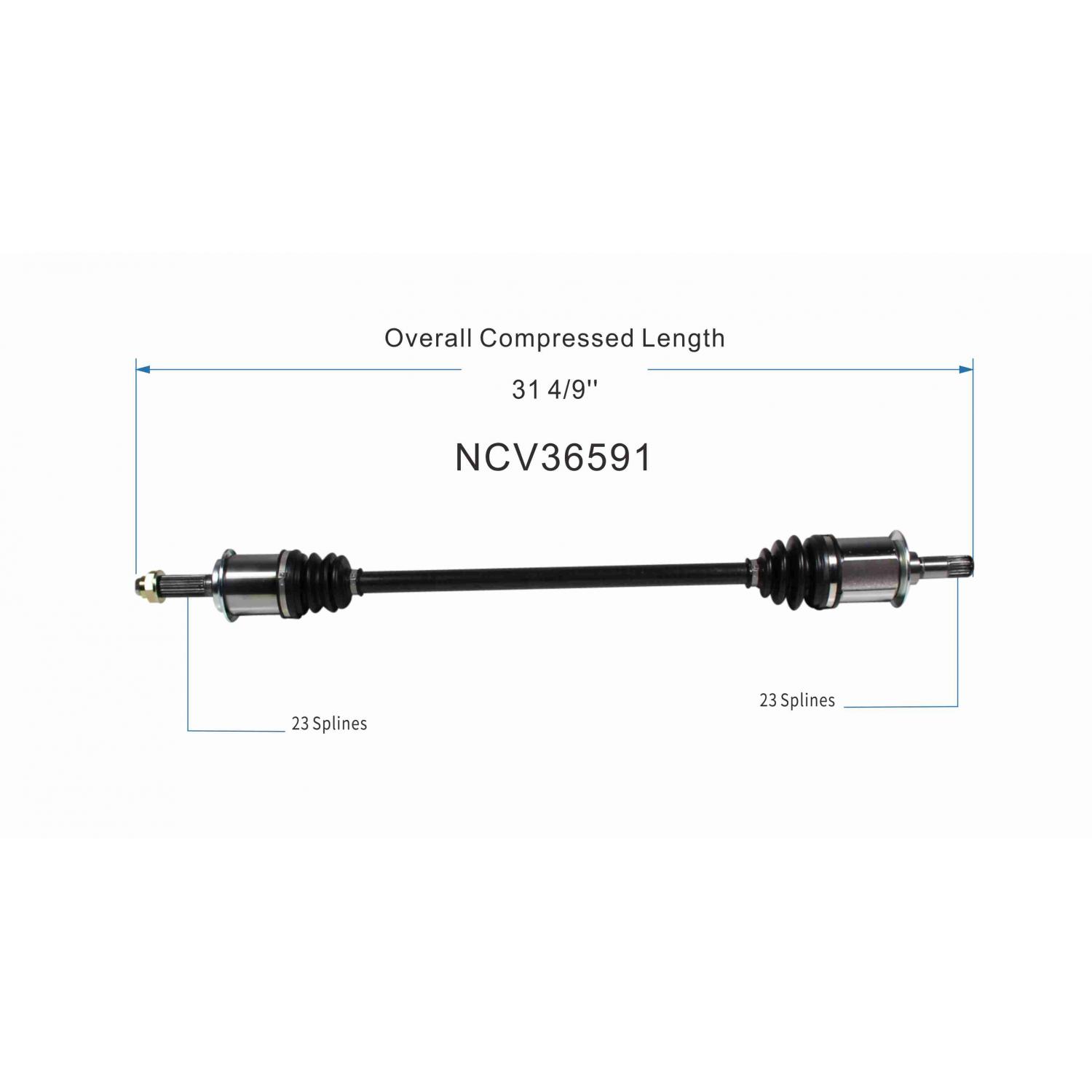 GSP NCV36591 - CV Axle Assembly GSP NCV36591 CV Axle Assembly product image 6 of 6