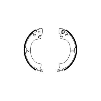 1990 Mitsubishi Van Drum Brake Shoe