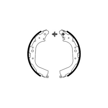 2001 Infiniti QX4 Drum Brake Shoe Rear Hella Pagid 355002341 image 2 of 2
