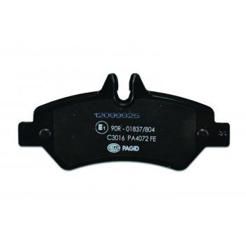 2014 Mercedes-Benz Sprinter 2500 Disc Brake Pad Rear Hella Pagid 355005351 image 1 of 4